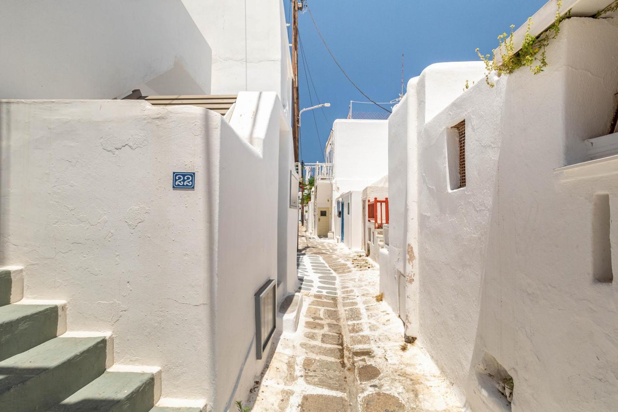 Mykonos TownElenitas Flat Next To The Windmillsアパートメント エクステリア 写真